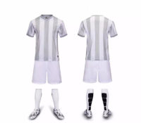 C019 Custom Logo Soccer Jersey Full Kit White