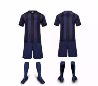 C020 Custom Logo Soccer Jersey Full Kit Blue