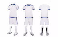 C027 Custom Logo Soccer Jersey Full Kit White