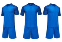 C056 Custom Logo Soccer Jersey Full Kit Blue