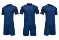 C057 Custom Logo Soccer Jersey Full Kit Blue